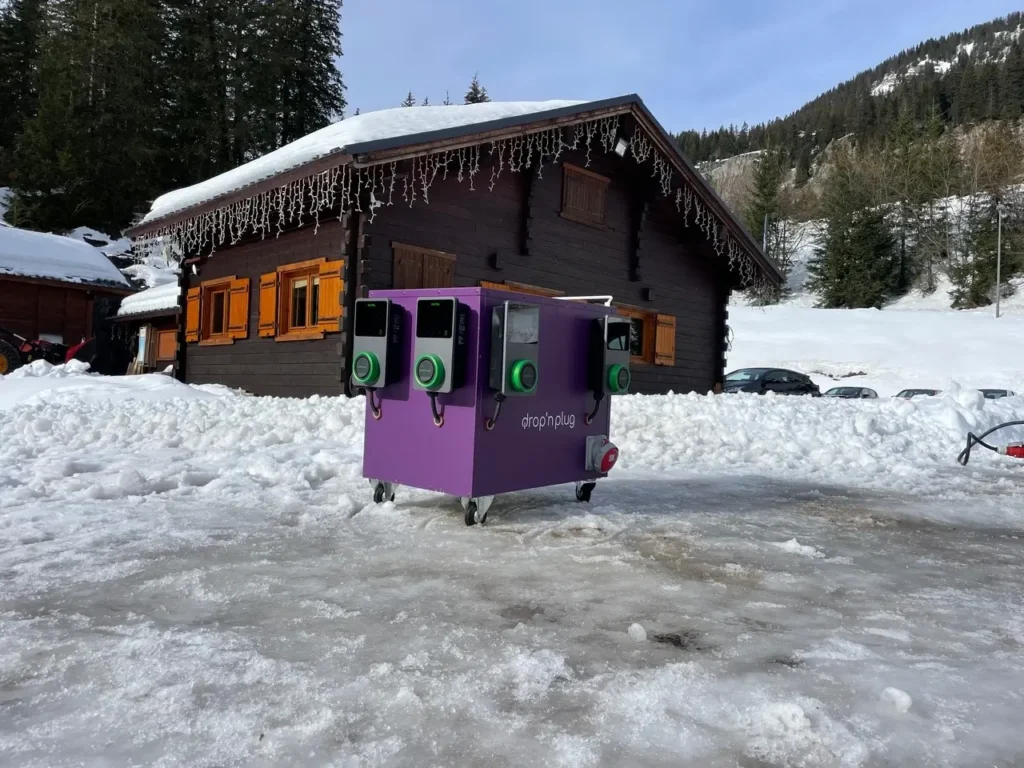 La Box à la montage en hiver