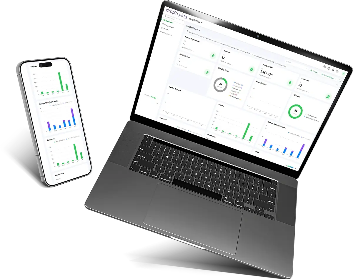 Drop'n connect, application de supervision